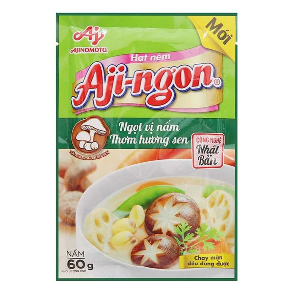 Hạt nêm chay nấm hương Aji-ngon hat nem chay nam huong aji ngon