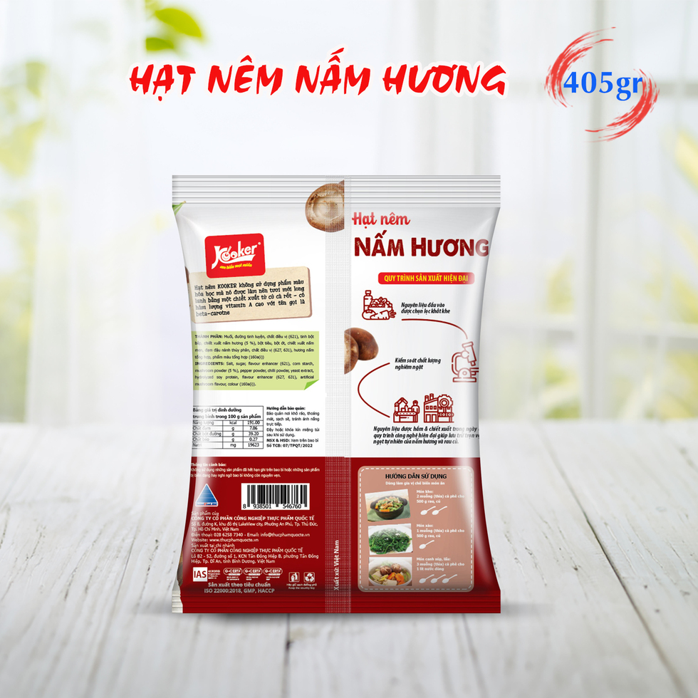 Hạt nêm chay nấm hương Delly Cook hat nem chay nam huong delly cook