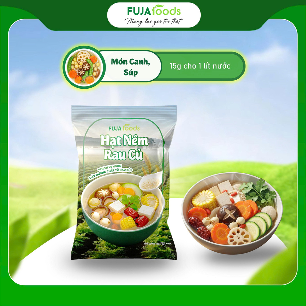 Lợi ích sức khỏe nổi bật của hạt nêm rau củ Fujafoods loi ich suc khoe noi bat cua hat nem rau cu fujafoods