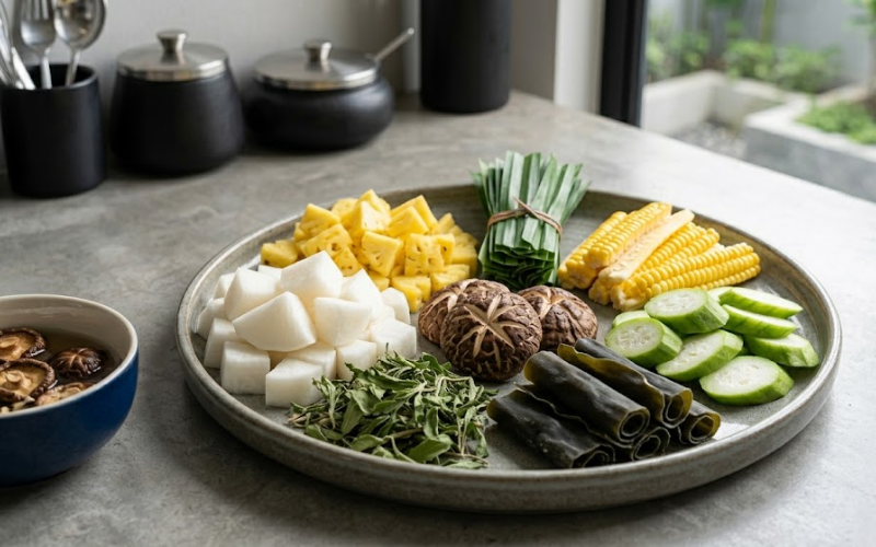 Phân tích thành phần bột nêm rau củ thuần chay 