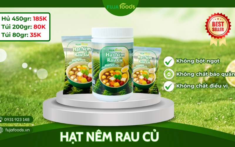 giá hạt nêm rau củ Fujafoods