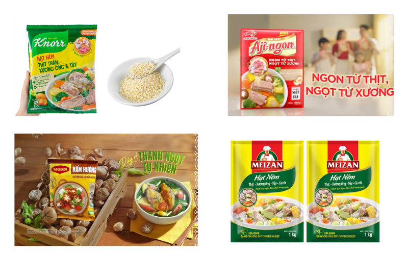 bảng giá hạt nêm phổ biến hiện nay