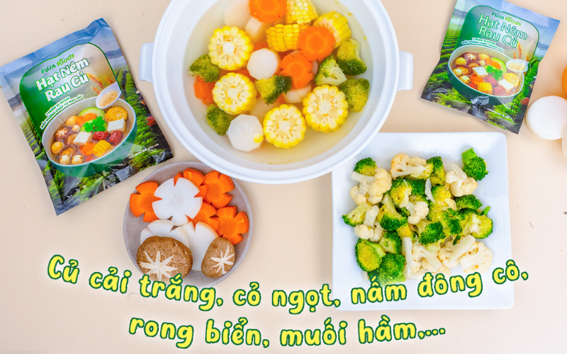 Địa chỉ uy tín để mua hạt nêm rau củ sạch