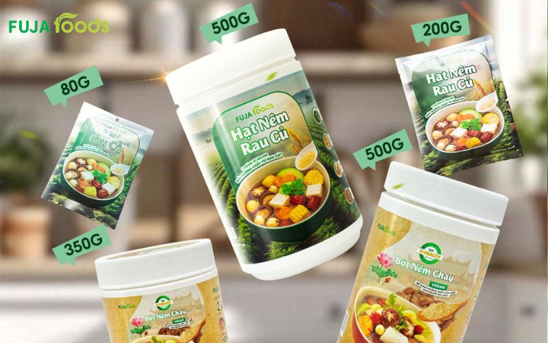 Gía hạt nêm rau củ Fujafoods