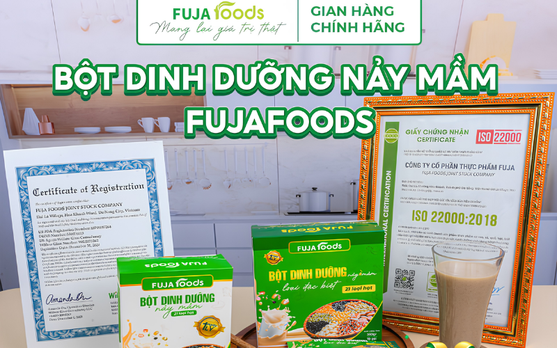 Bột ngũ cốc dinh dưỡng nảy mầm Fujafoods