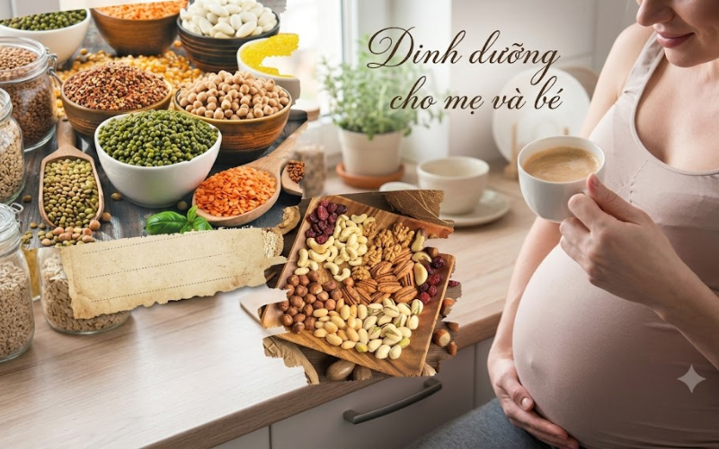 Cách pha bột ngũ cốc dinh dưỡng cho mẹ bầu và trẻ em