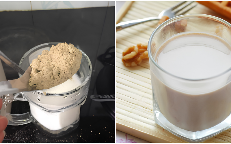 Cách uống ngũ cốc để tăng cân cùng sữa đặc