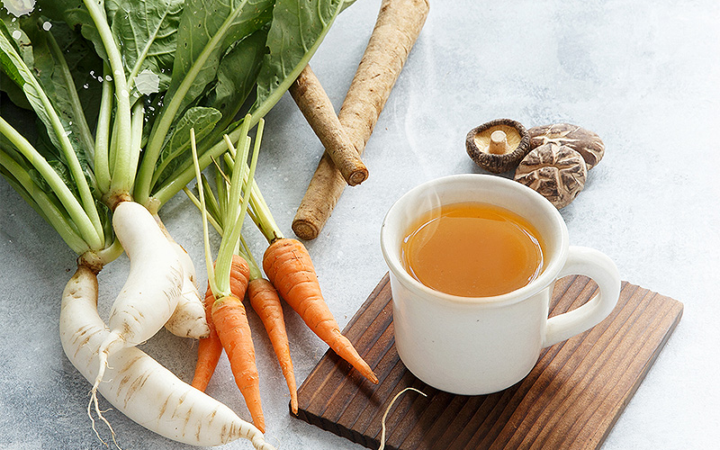 Cách uống canh dưỡng sinh Nhật Bản