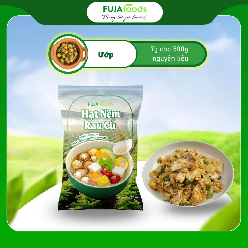 Giải pháp toàn diện của hat nêm rau củ FUJAFOODS (200gram)