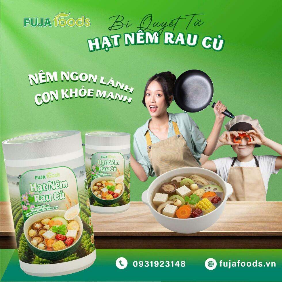 Gia vị tiện lợi, dễ dùng, tốt cho sức khỏe mỗi ngày Hạt nêm chay đem lại sự tiện lợi dễ sử dụng và phù hợp nhiều đối tượng