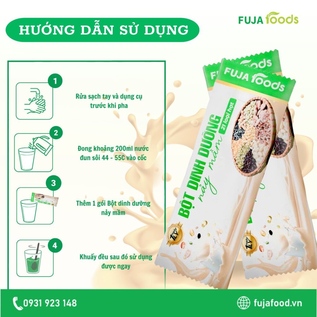 Hướng dẫn sử dụng Bột Dinh Dưỡng Nảy Mầm FujaFoods 546102678 122130589502907295 1182554700758190172 n