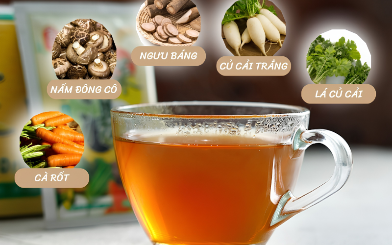 Canh dưỡng sinh có tác dụng kiềm hóa cơ thể, hỗ trợ ngủ ngon và thanh lọc cơ thể